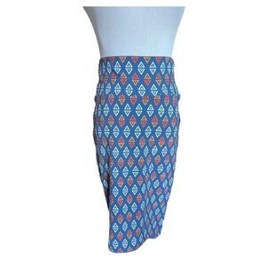 NWT Womens Lularoe Diamond Print Cassie Pencil Skirt - Sz S